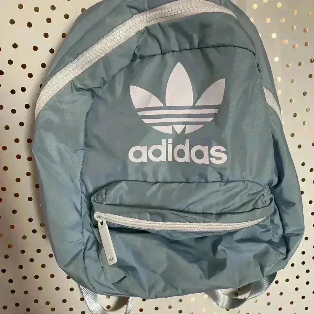 Adidas National Mini Backpack Halo Blue White - Picture 3 of 9